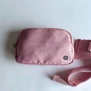 Lululemon Pink Nylon belt bag